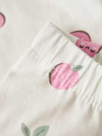 NAME IT Baby Shorts Vandora Cloud Dancer Apples